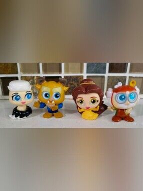 Disney Doorables Series 7 Beauty And The Beast Set Of 4 Belle Beast Figures